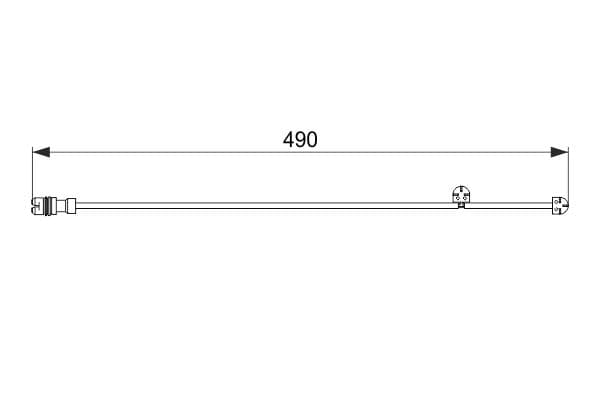 Bosch AP337 Arka balata aşınması ikaz kontağı küçük görsel 5