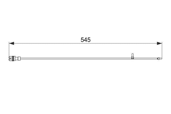 Bosch AP338 Balata aşınması uyarı kontağı, ön küçük görsel 5