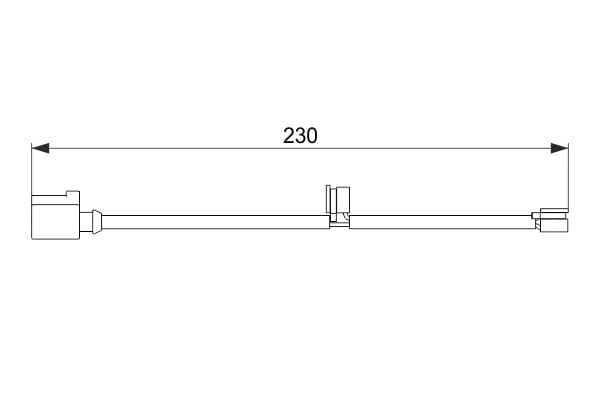 Bosch AP859 Arka balata aşınması ikaz kontağı küçük görsel 5