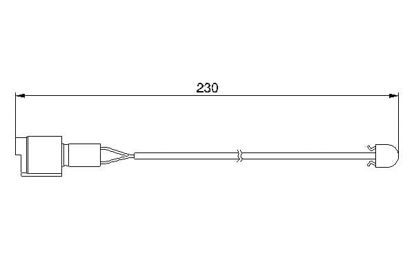 Bosch AP169 Uyarı kontağı balata aşınması küçük görsel 5