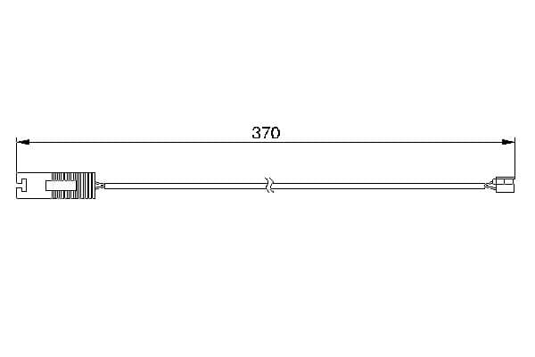 Bosch AP204 Balata aşınması uyarı kontağı, ön küçük görsel 5