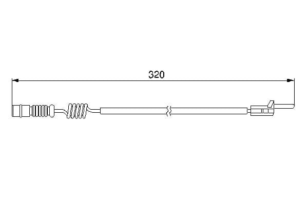 Bosch AP214 Arka balata aşınması ikaz kontağı küçük görsel 5