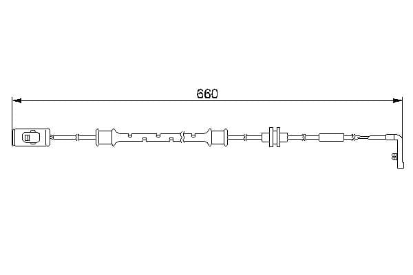Bosch AP220 Arka balata aşınması ikaz kontağı küçük görsel 5