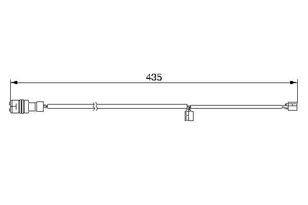 Bosch AP240 Arka balata aşınması ikaz kontağı küçük görsel 5