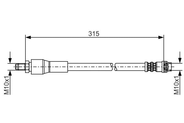 Bosch BH023 Fren hortumu küçük görsel 5