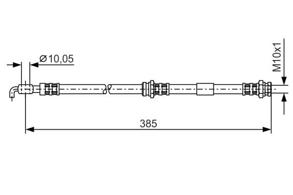 Bosch BH718 Fren boru hortumu; ön küçük görsel 5