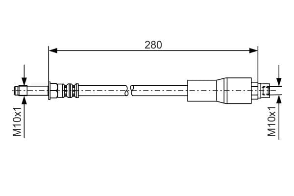 Bosch BH746 Fren boru hortumu; Arka küçük görsel 5