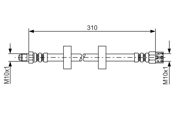Bosch BH072 Fren hortumu küçük görsel 5