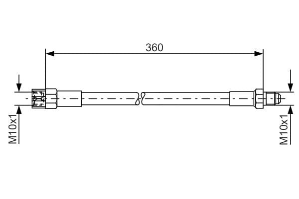 Bosch BH080 Fren hortumu küçük görsel 5