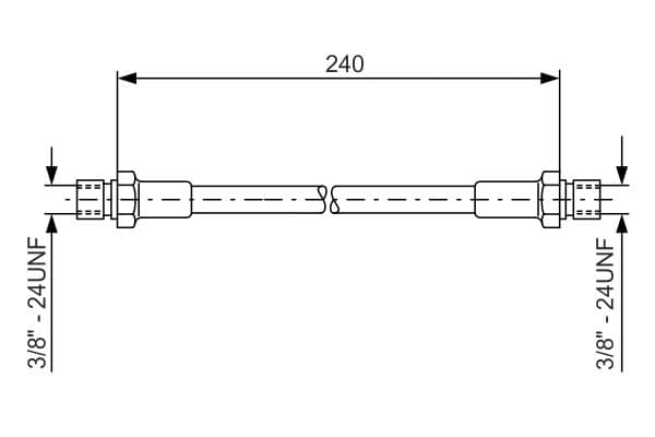 Bosch BH095 Fren hortumu küçük görsel 5