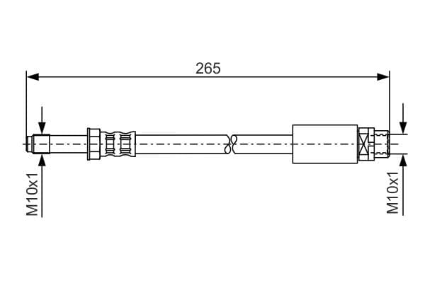 Bosch BH862 Fren hortumu küçük görsel 5