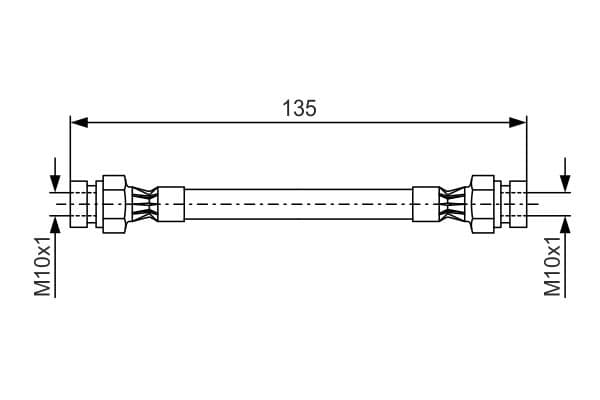 Bosch BH115 Fren hortumu küçük görsel 5