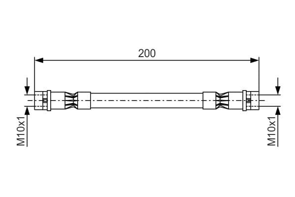 Bosch BH116 Fren hortumu küçük görsel 5