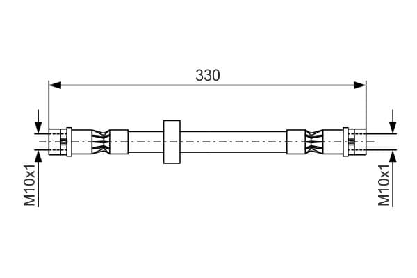 Bosch BH124 Fren hortumu küçük görsel 5