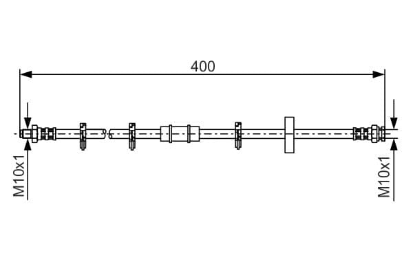 Bosch BH127 Fren hortumu küçük görsel 5