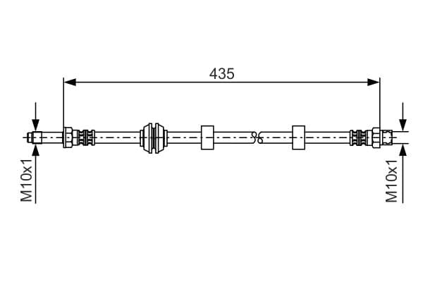 Bosch BH129 Fren hortumu küçük görsel 5