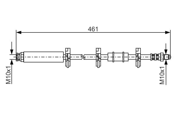 Bosch BH158 Fren hortumu küçük görsel 5
