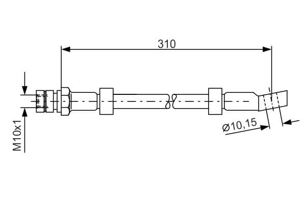 Bosch BH159 Fren hortumu küçük görsel 5