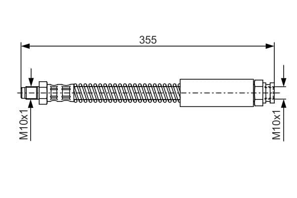 Bosch BH213 Fren hortumu küçük görsel 5