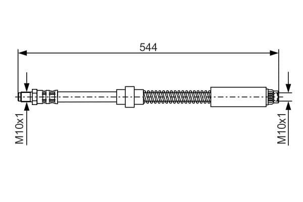Bosch BH253 Fren hortumu küçük görsel 5
