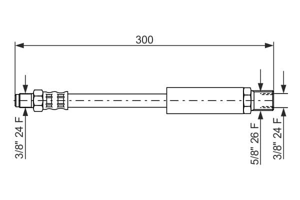 Bosch BH271 Fren hortumu küçük görsel 5