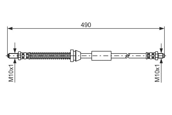 Bosch BH300 Fren boru hortumu; Arka küçük görsel 5