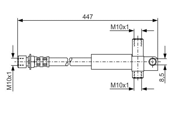 Bosch BH307 Fren hortumu küçük görsel 5