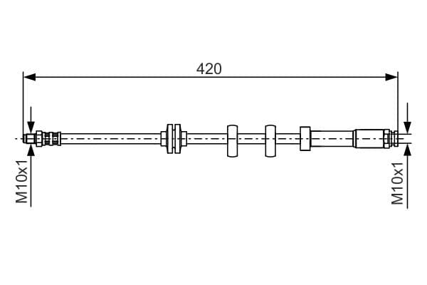 Bosch BH330 Fren hortumu küçük görsel 5