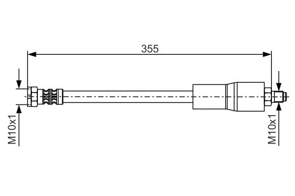 Bosch BH442 Fren boru hortumu; ön küçük görsel 5