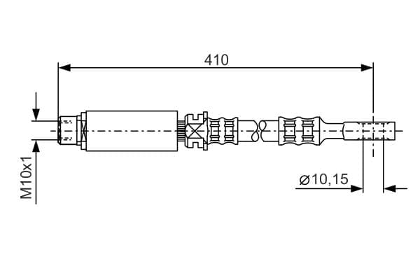 Bosch BH480 Fren boru hortumu; ön küçük görsel 5