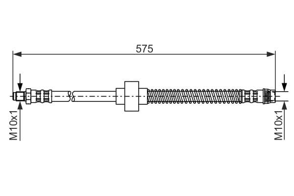 Bosch BH514 Fren boru hortumu; ön küçük görsel 5