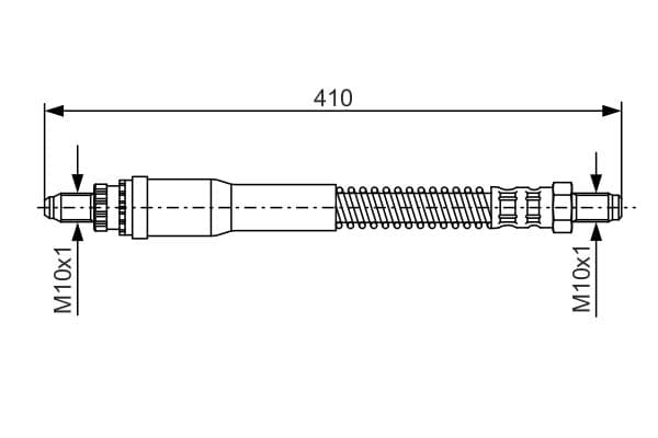 Bosch BH570 Fren boru hortumu; Arka küçük görsel 5