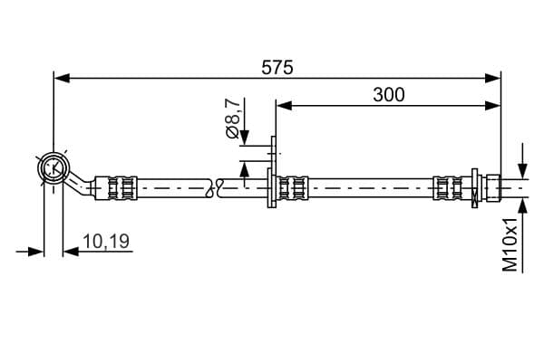 Bosch BH628 Fren hortumu küçük görsel 5