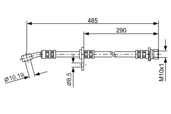 Bosch BH631 Fren hortumu küçük görsel 5