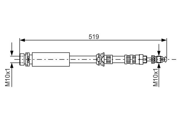 Bosch BH635 Fren hortumu küçük görsel 5