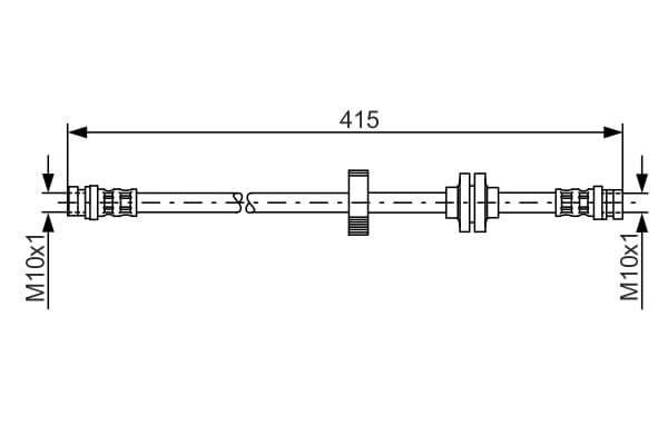 Bosch BH641 Fren hortumu küçük görsel 5