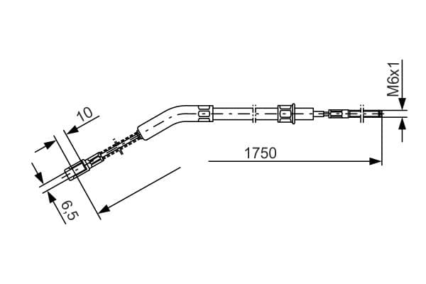 Bosch BC030 Fren kablosu küçük görsel 5