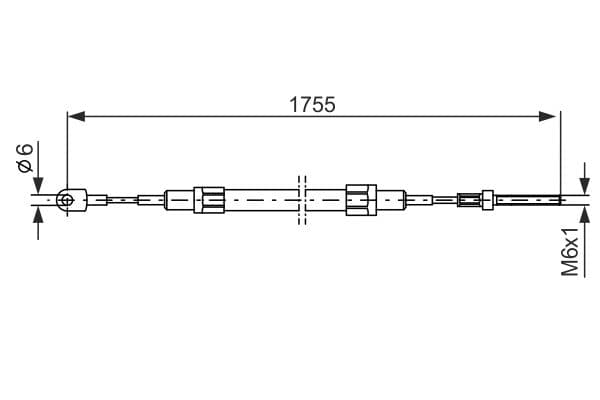 Bosch BC060 Fren kablosu küçük görsel 5