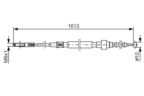 Bosch BC142 Fren kablosu küçük görsel 5