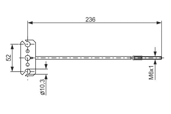 Bosch BC840 Fren kablosu küçük görsel 5