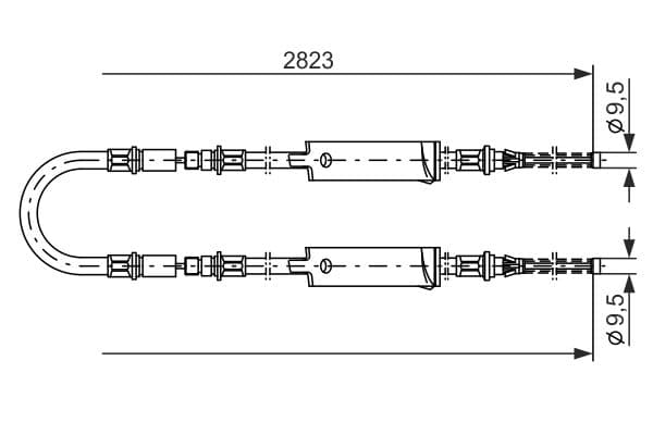 Bosch BC269 Fren kablosu küçük görsel 5