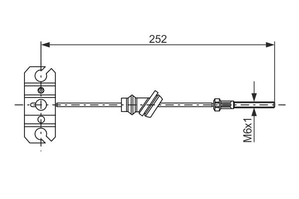 Bosch BC373 Fren kablosu küçük görsel 5