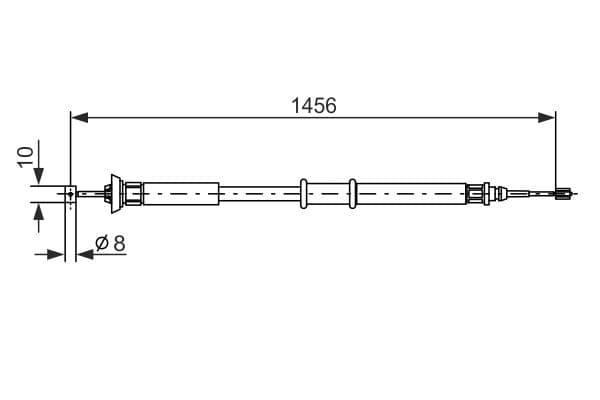 Bosch BC423 Fren kablosu küçük görsel 5