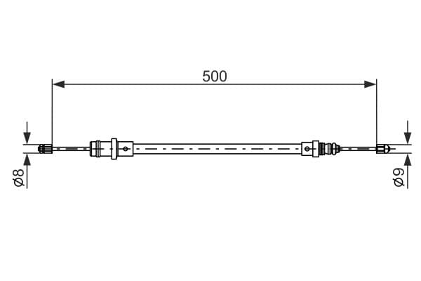 Bosch BC427 Fren kablosu küçük görsel 5