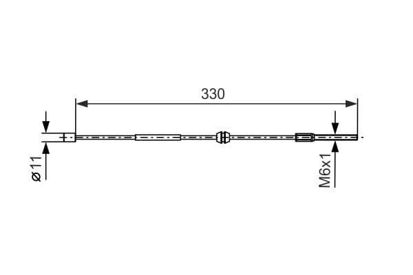 Bosch BC529 Fren kablosu küçük görsel 5