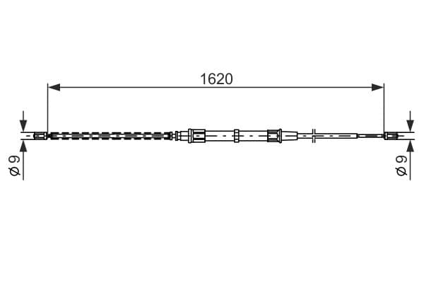 Bosch BC566 Fren kablosu küçük görsel 5