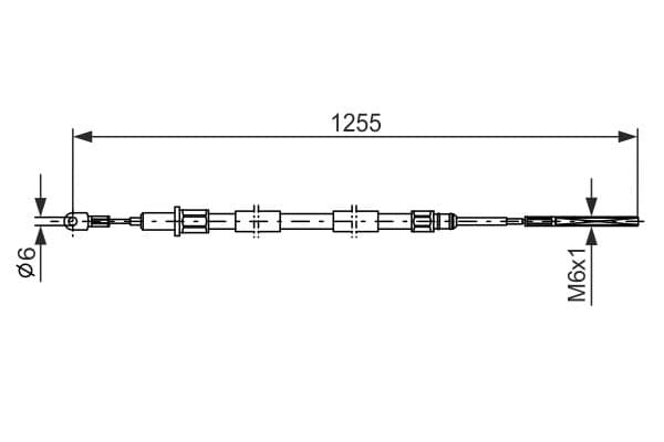Bosch BC571 Fren kablosu küçük görsel 5
