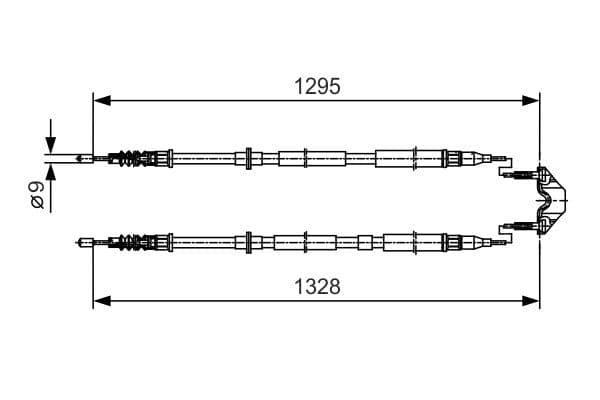 Bosch BC688 Fren kablosu küçük görsel 5