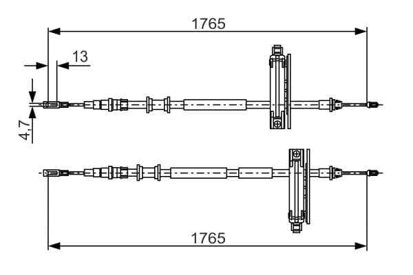 Bosch BC767 Fren kablosu küçük görsel 5