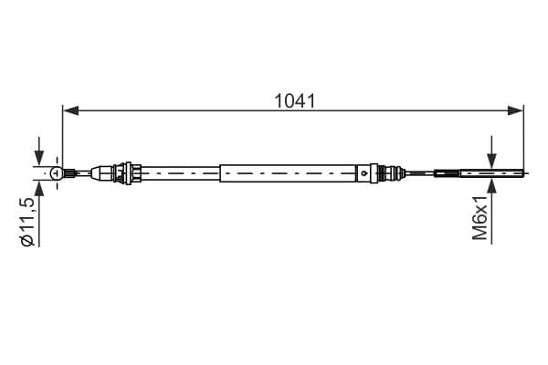 Bosch BC788 Fren kablosu küçük görsel 5
